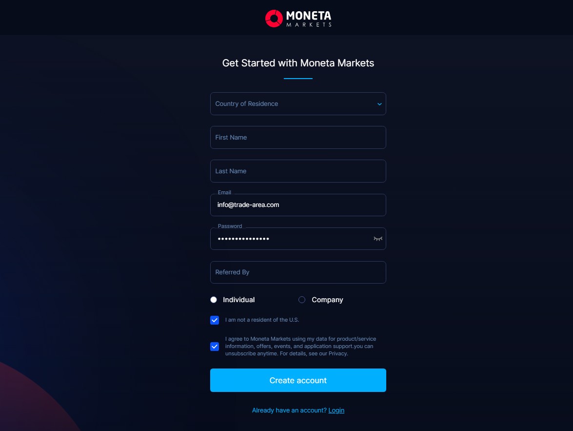 moneta-open-account